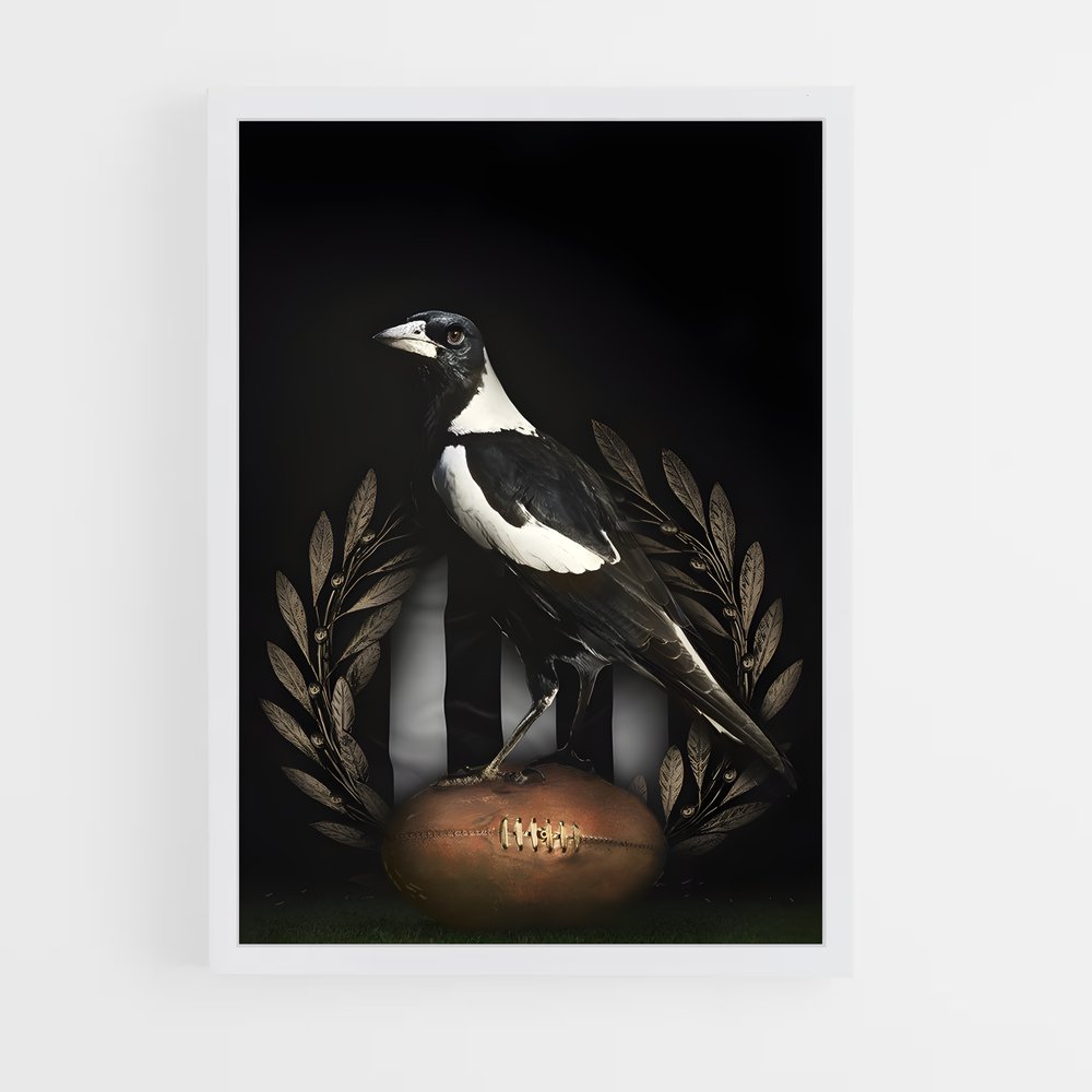 Poster Magpie's Touchdown – affiche Football australien (vue 3)